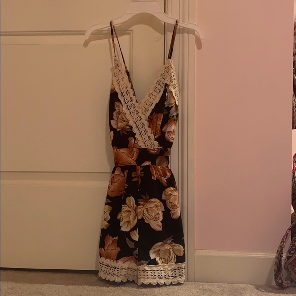 Boutique floral romper.